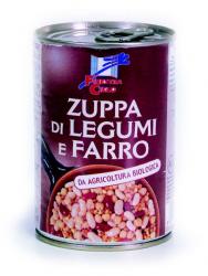 La Finestra sul cielo - Zuppa di legumi e farro bio in lattina - Finestra sul cielo - 400 gr - gr 400