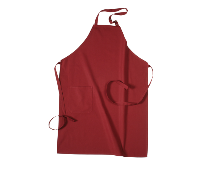 Accessori cucina: Grembiule con pettorina - Colore Bordeaux