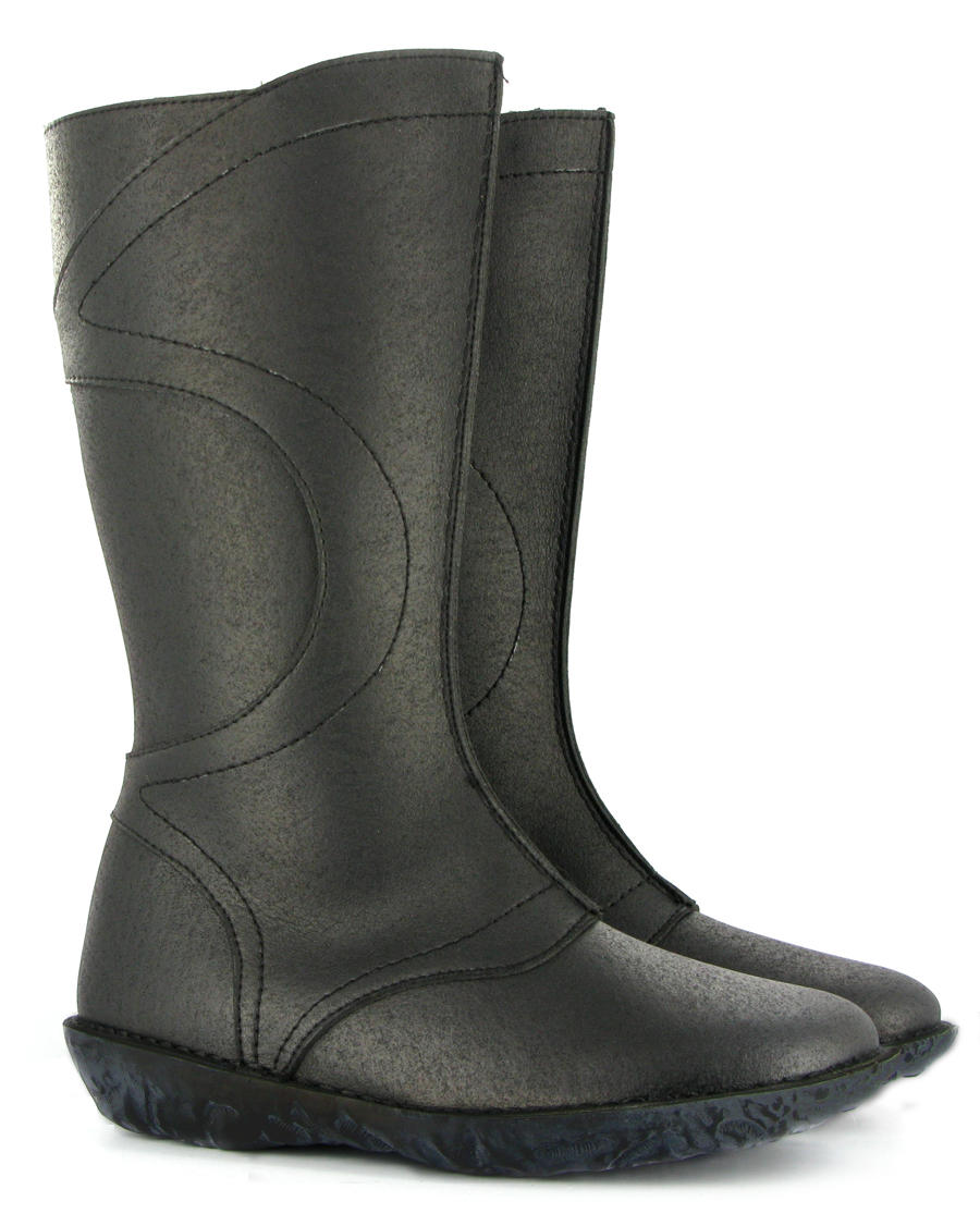 437 - Swirl Boot Black